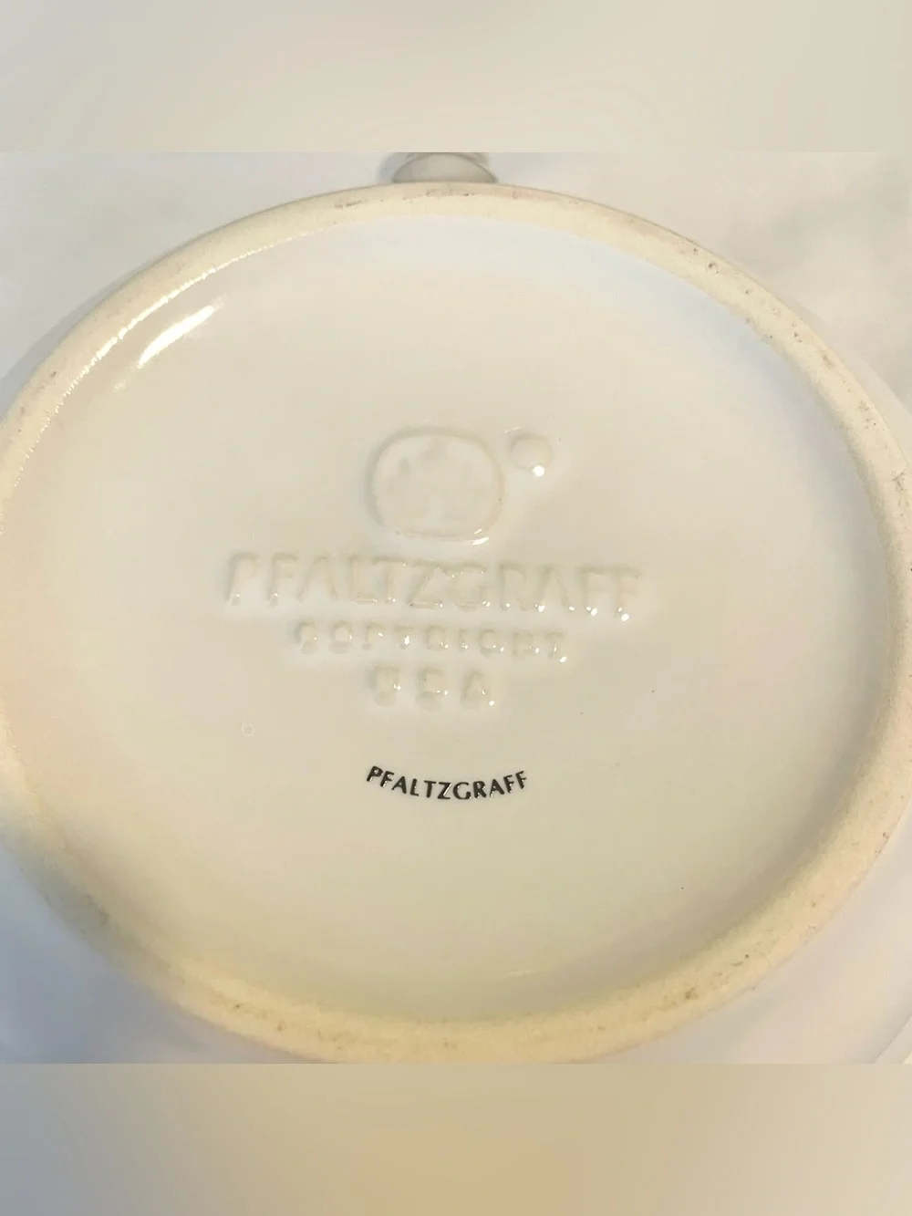 Pfaltzgraff~UNC Tar Heel Soup Bowl - North Carolina USA - Stoneware - Cappuccino